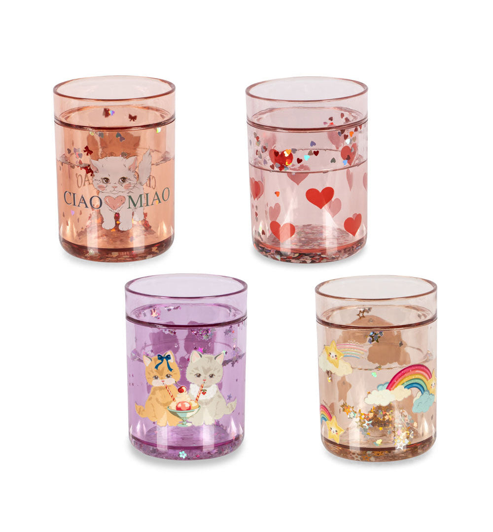 Konges Slojd 4 Pack Glitter Cups- Multi Glitter