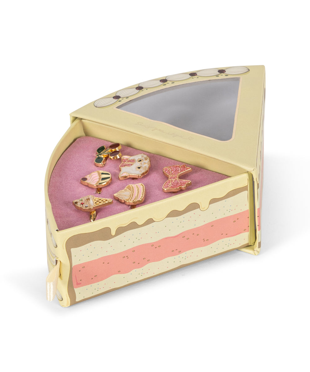 Konges Slojd Kitty Sweets 6 Piece Ring Set