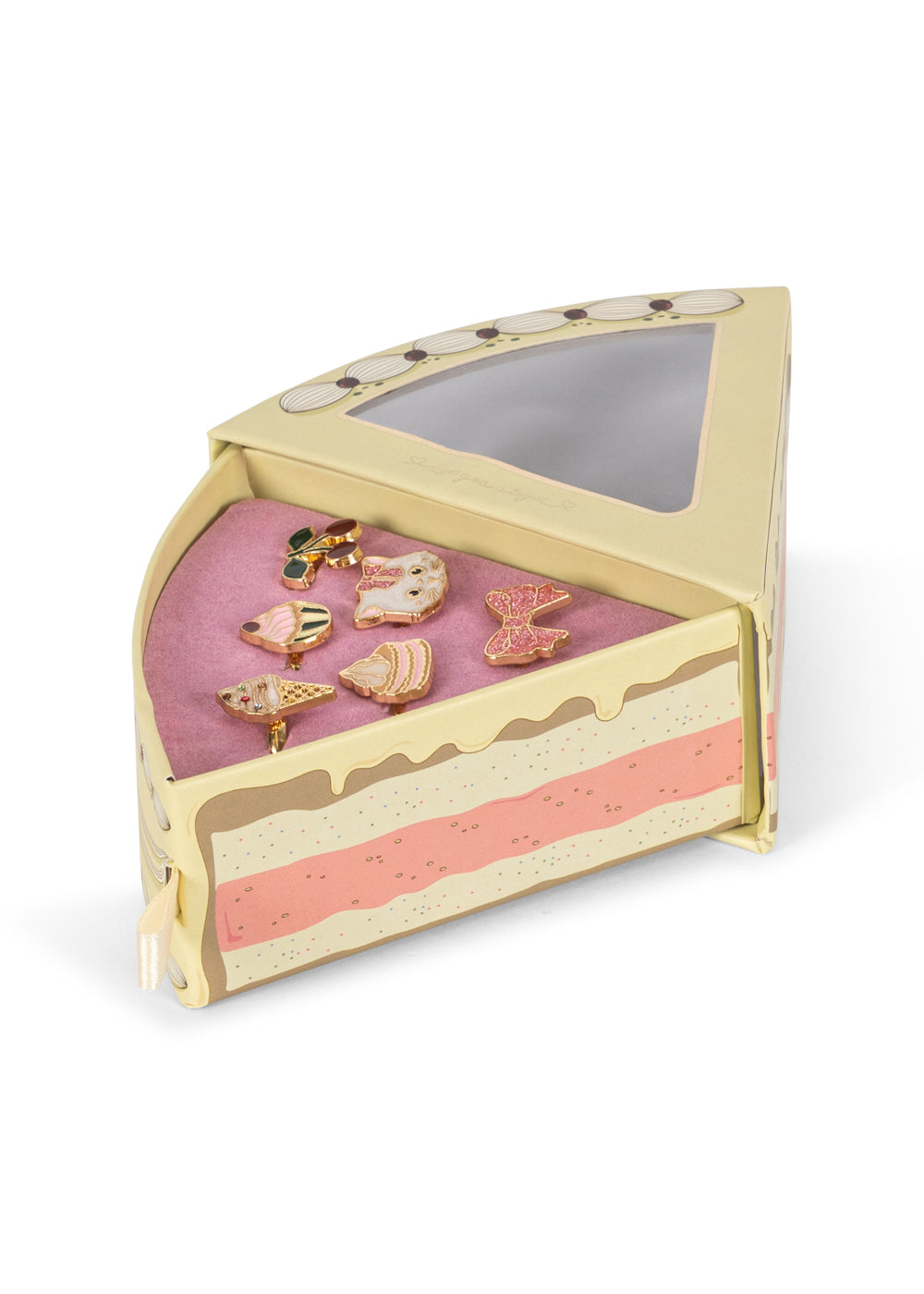 Konges Slojd Kitty Sweets 6 Piece Ring Set