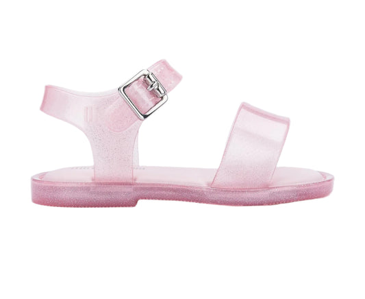 Mini Melissa Mini Melissa Mar Baby Sandals- Pink Glitter