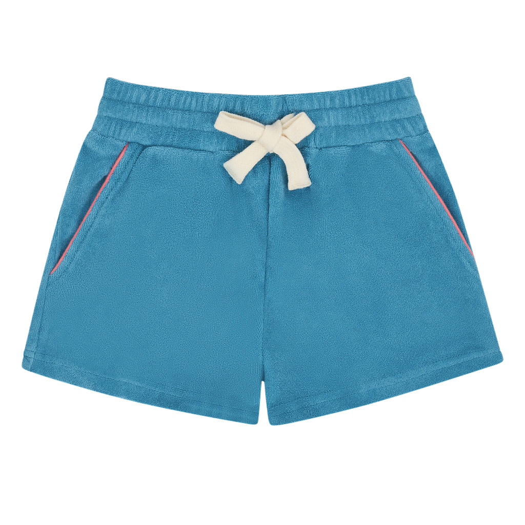 Minnow Niagara Blue French Terry Shorts