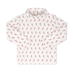 Lullaby Set Tiny Tot Turtleneck- Candy Cane Lane Pink