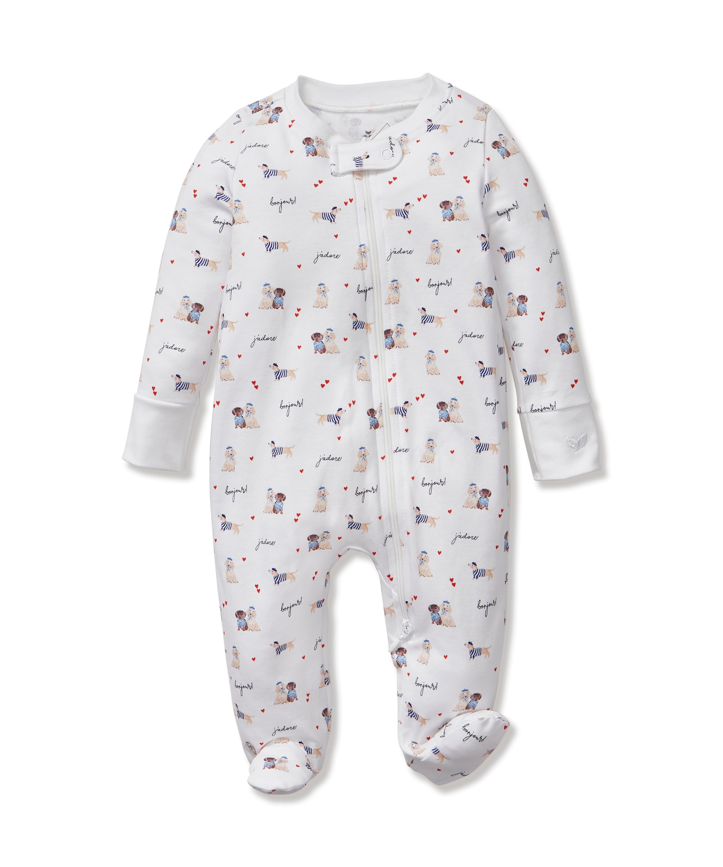 Petite Plume Le Woof Pima Romper