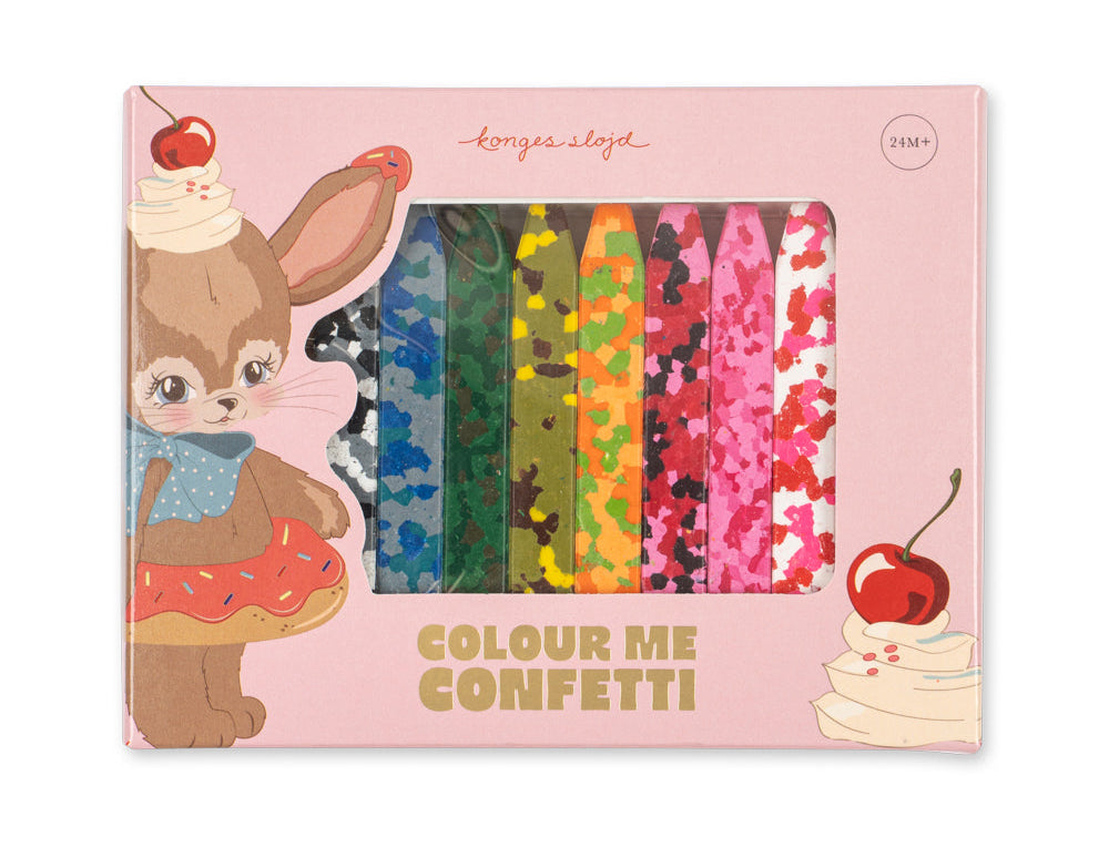 Konges Slojd Bunny Confetti Crayons