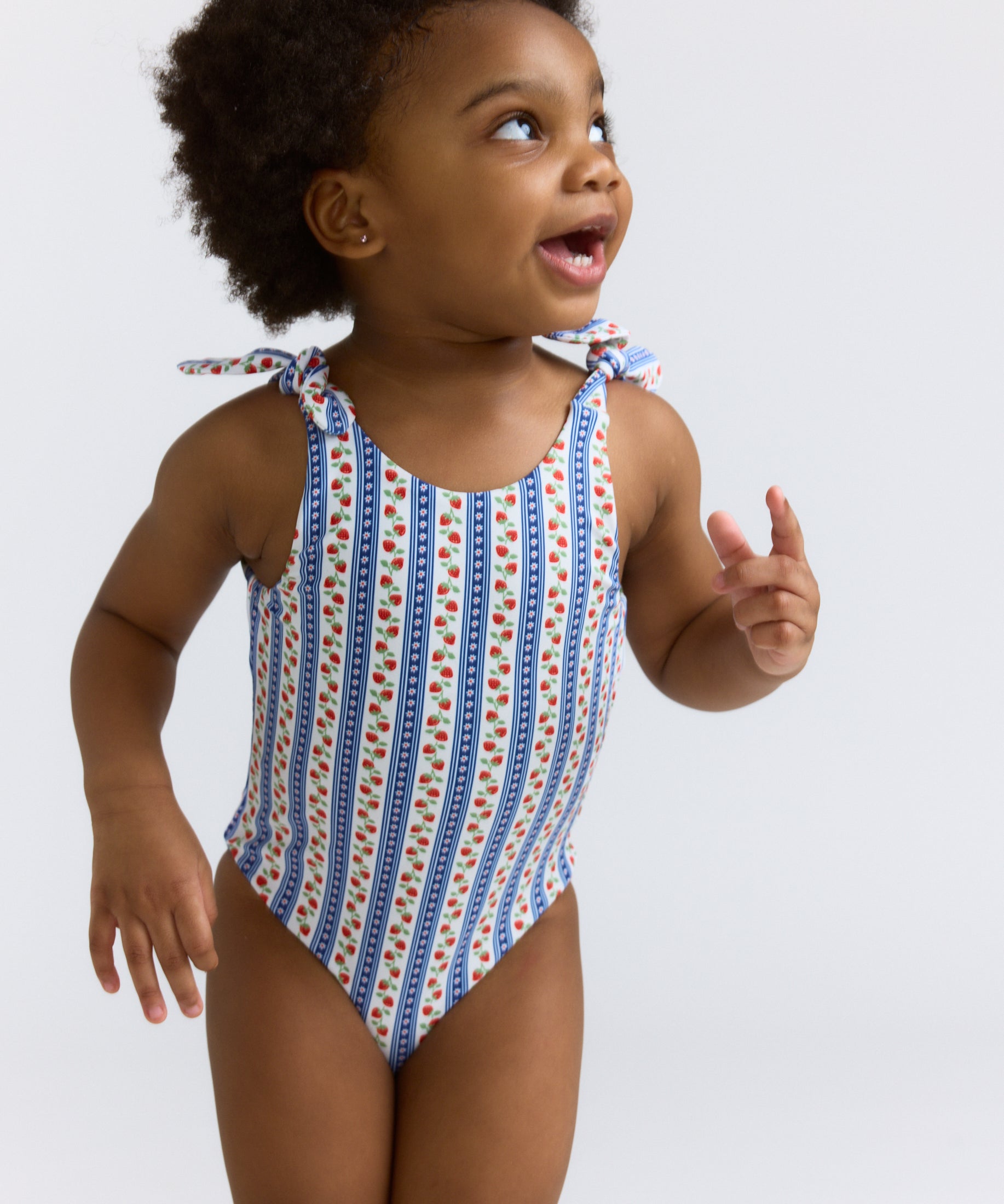 Strawberry Patch Tie Knot One Piece
