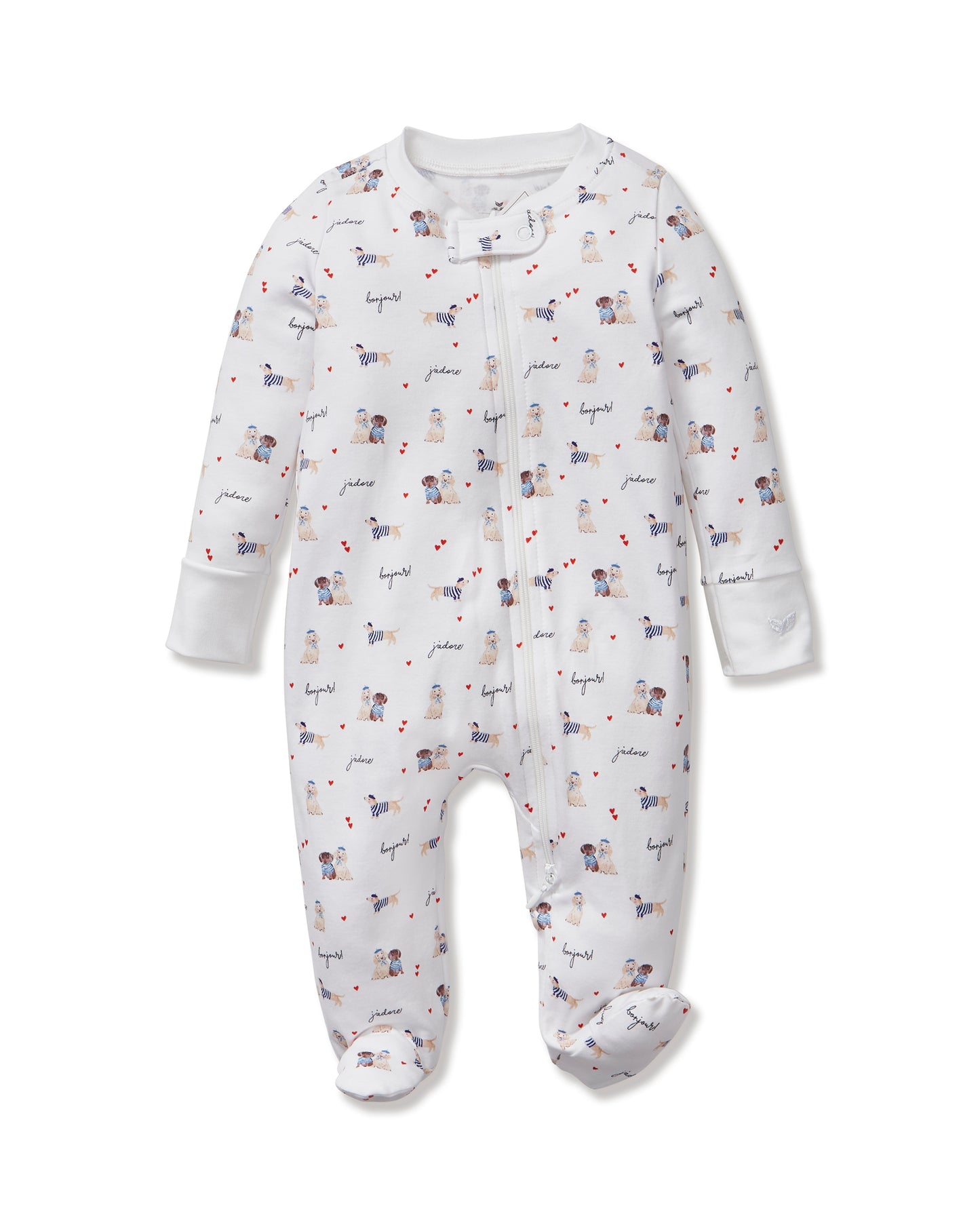 Petite Plume Le Woof Pima Romper