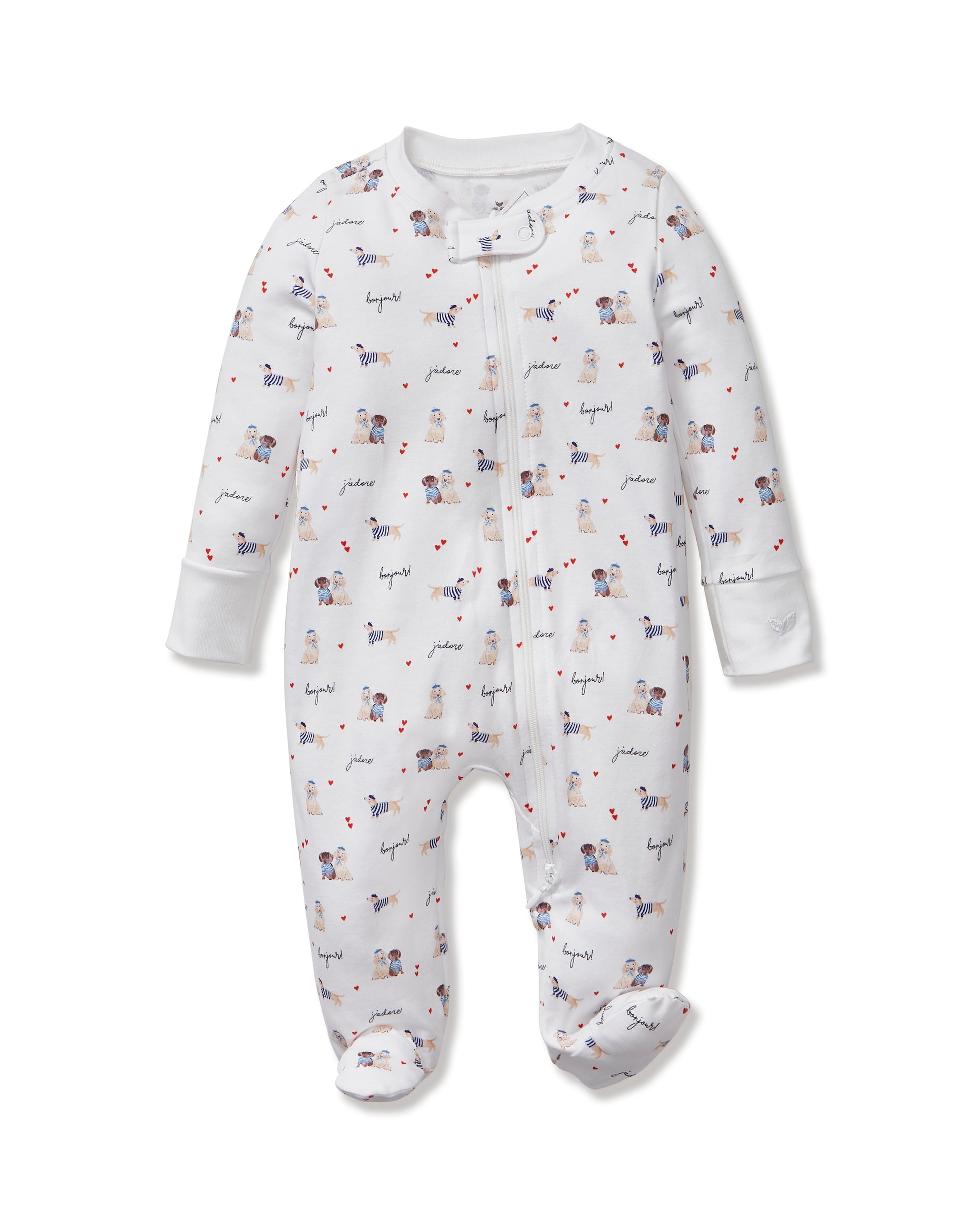 Petite Plume Le Woof Pima Romper