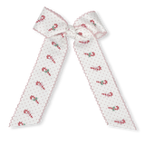 Lullaby Set Lola Long Bow- Candy Cane Lane