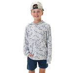 Burlebo White Camo Performance Hoodie