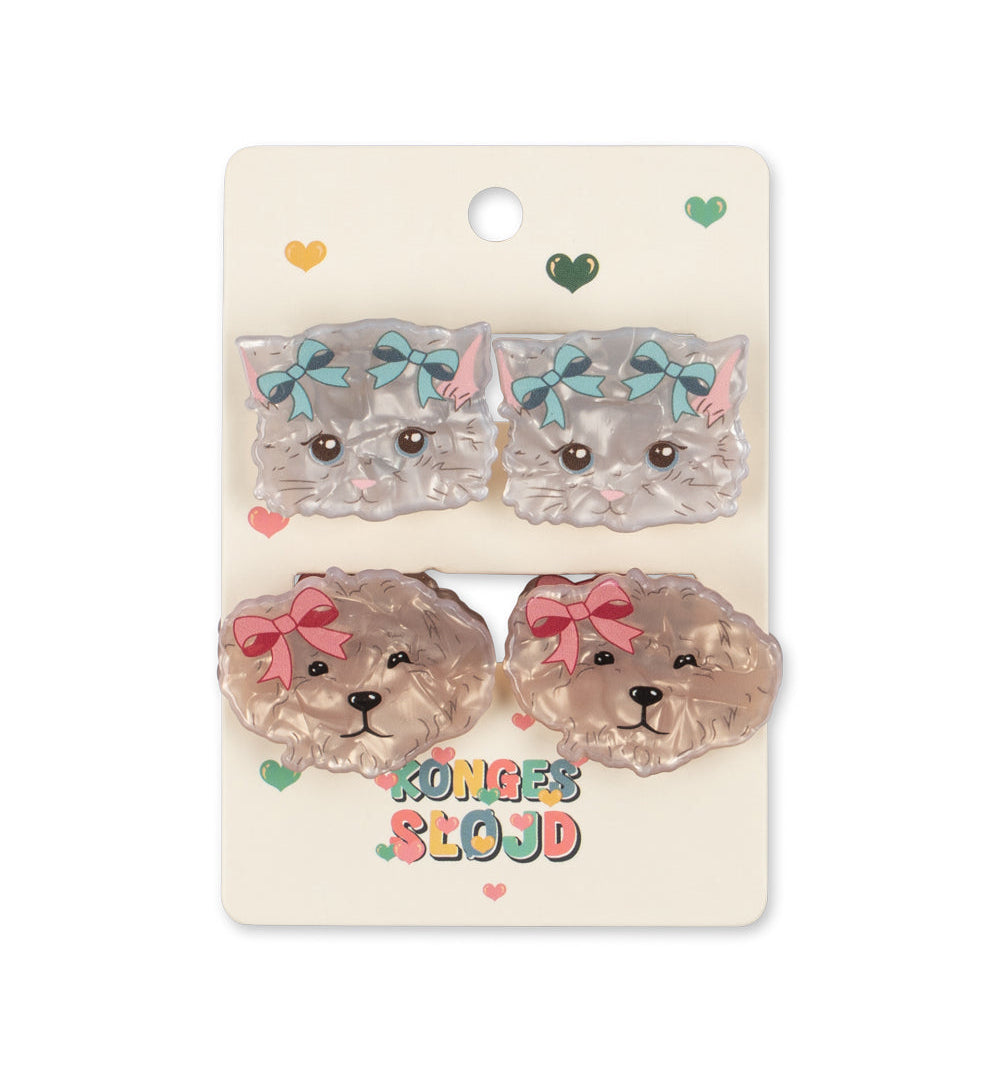 Konges Slojd 4 Pack Multi Hair Clips