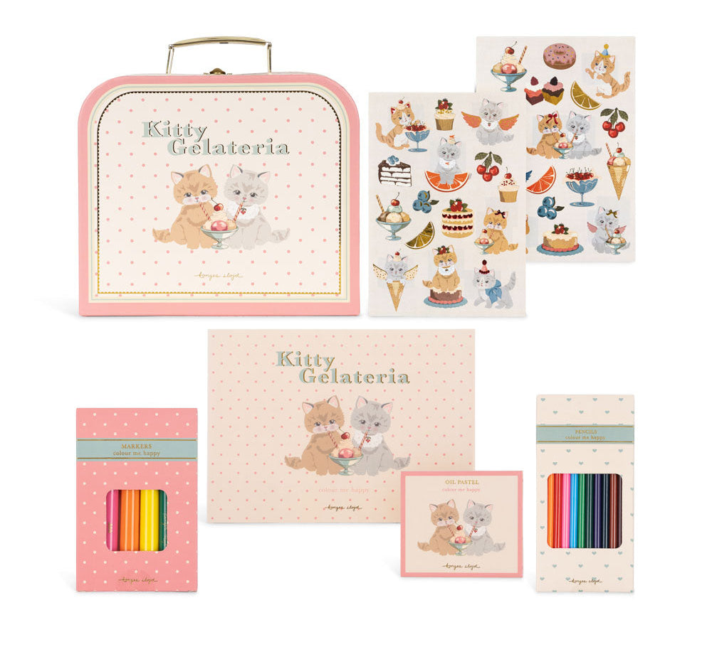 Konges Slojd Little Artist Set- Kitty Friends