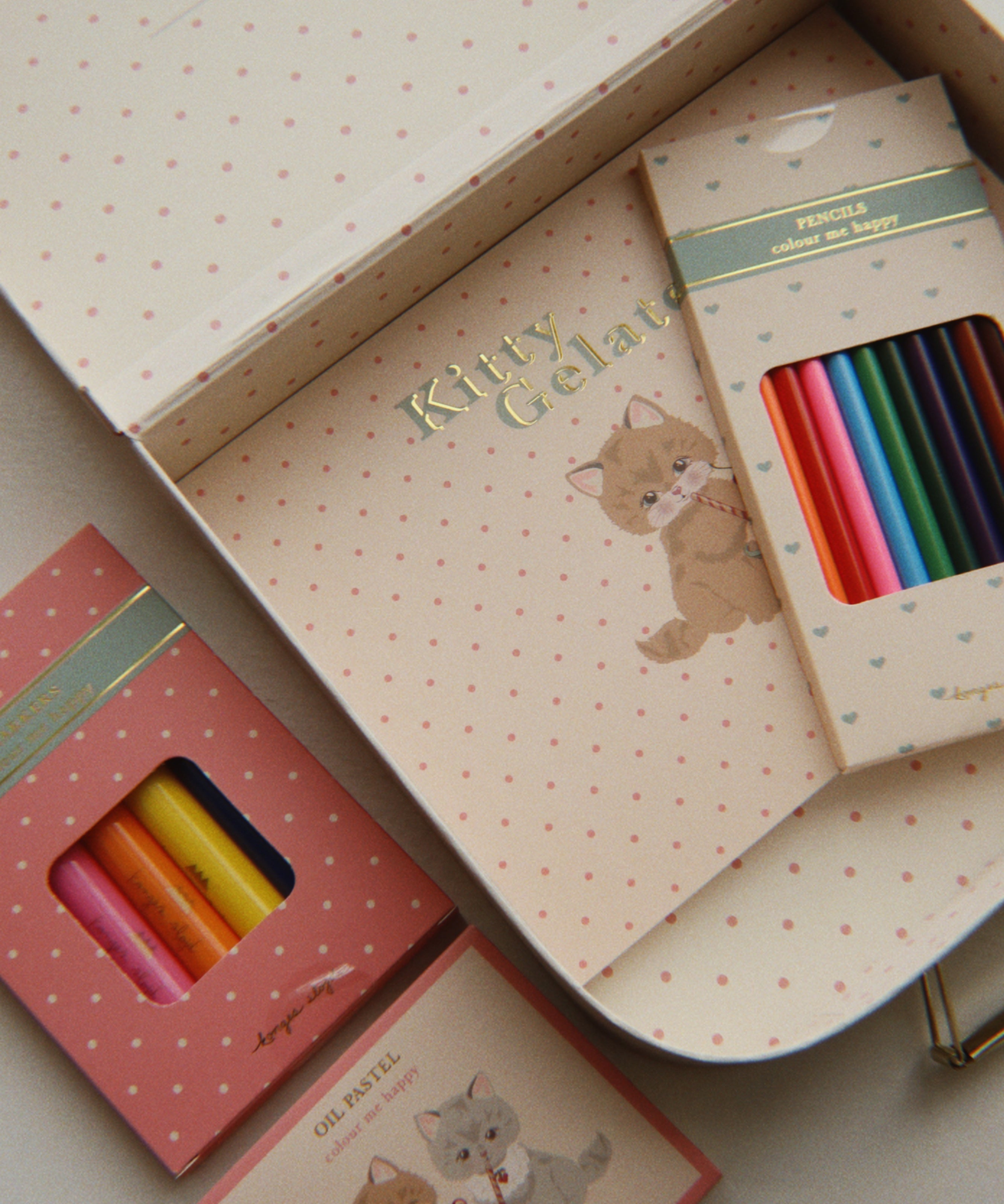 Konges Slojd Little Artist Set- Kitty Friends