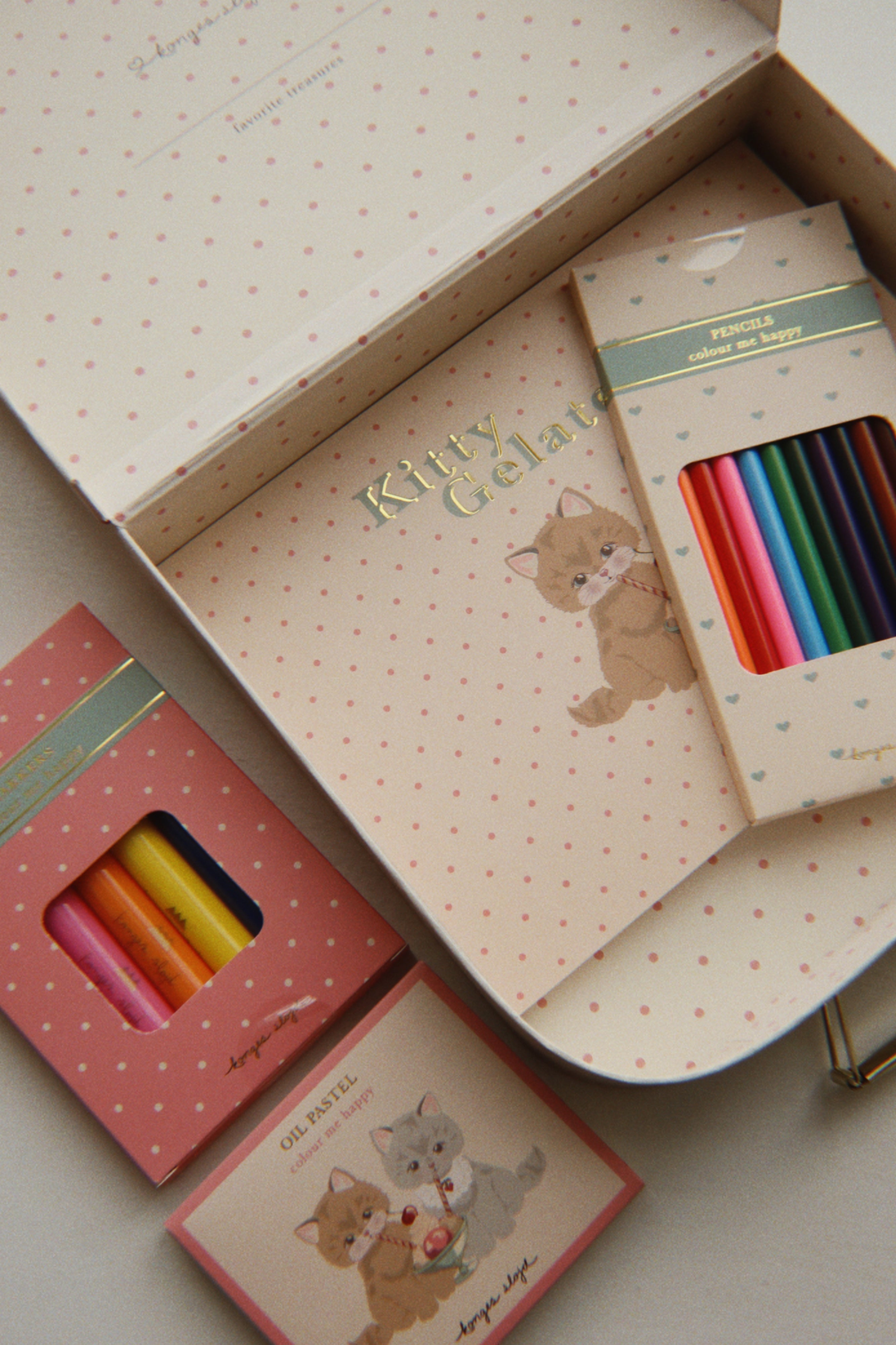 Konges Slojd Little Artist Set- Kitty Friends
