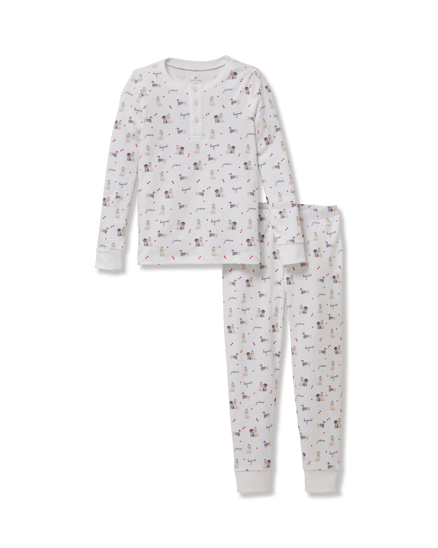 Petite Plume Le Woof Snug Fit Pajamas