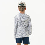 Burlebo White Camo Performance Hoodie