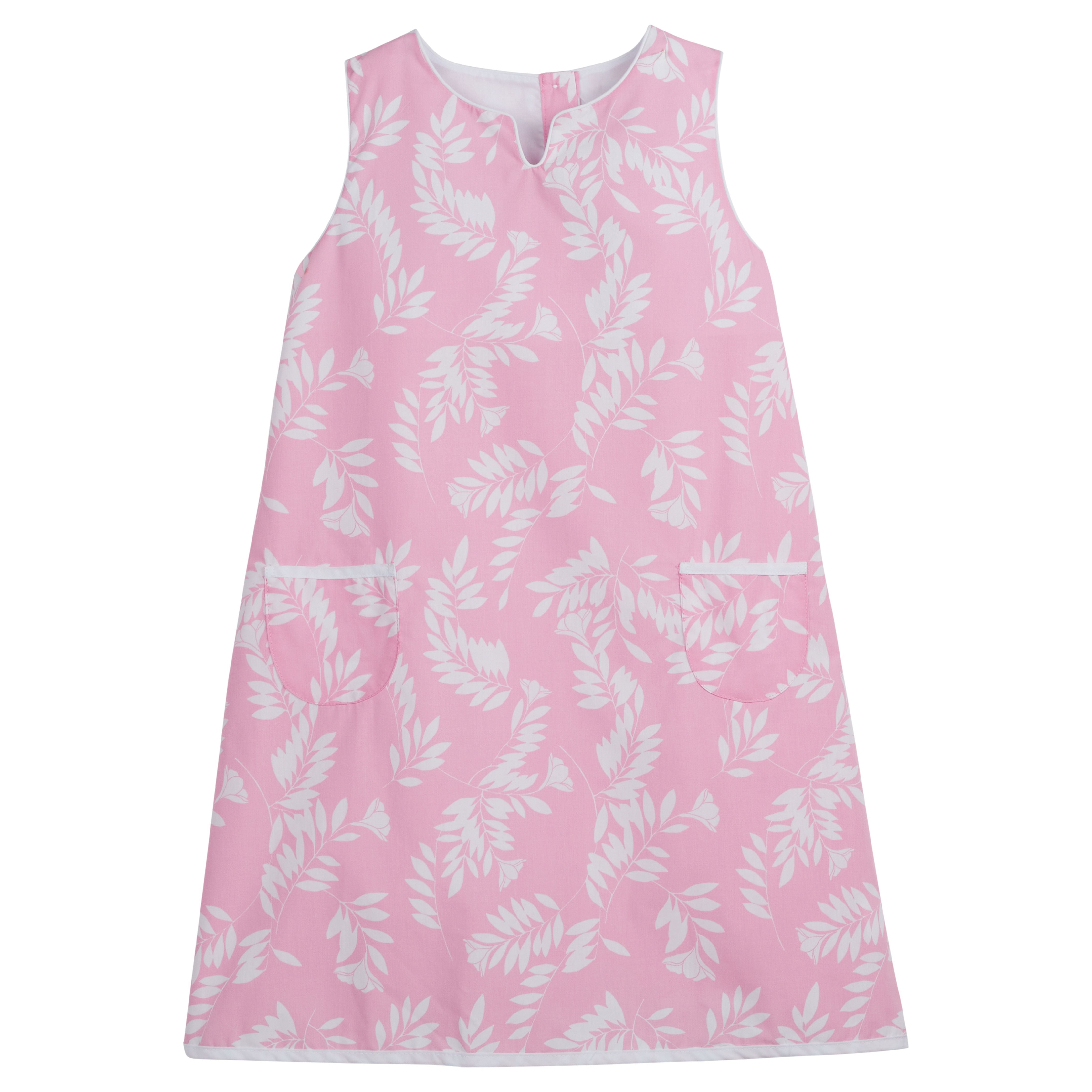 Little English Pocket Shift Dress- Pink Havana