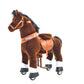 Model U® Ride On Horse Toy Age 3-4 Chocolate