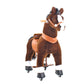Model U® Ride On Horse Toy Age 3-4 Chocolate
