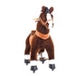 Model U® Ride On Horse Toy Age 3-4 Chocolate
