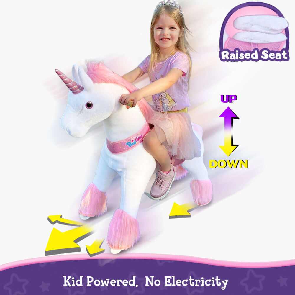 Model U® Ride-On Unicorn Age 4-7 Pink