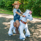 Model U® Unicorn Riding Toy For Age 4-7 White