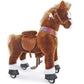 Model U® Ride‑On Pony Toy Riding Horse Age 4‑7 Brown