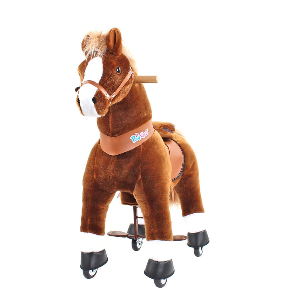 Model U® Ride‑On Pony Toy Riding Horse Age 4‑7 Brown