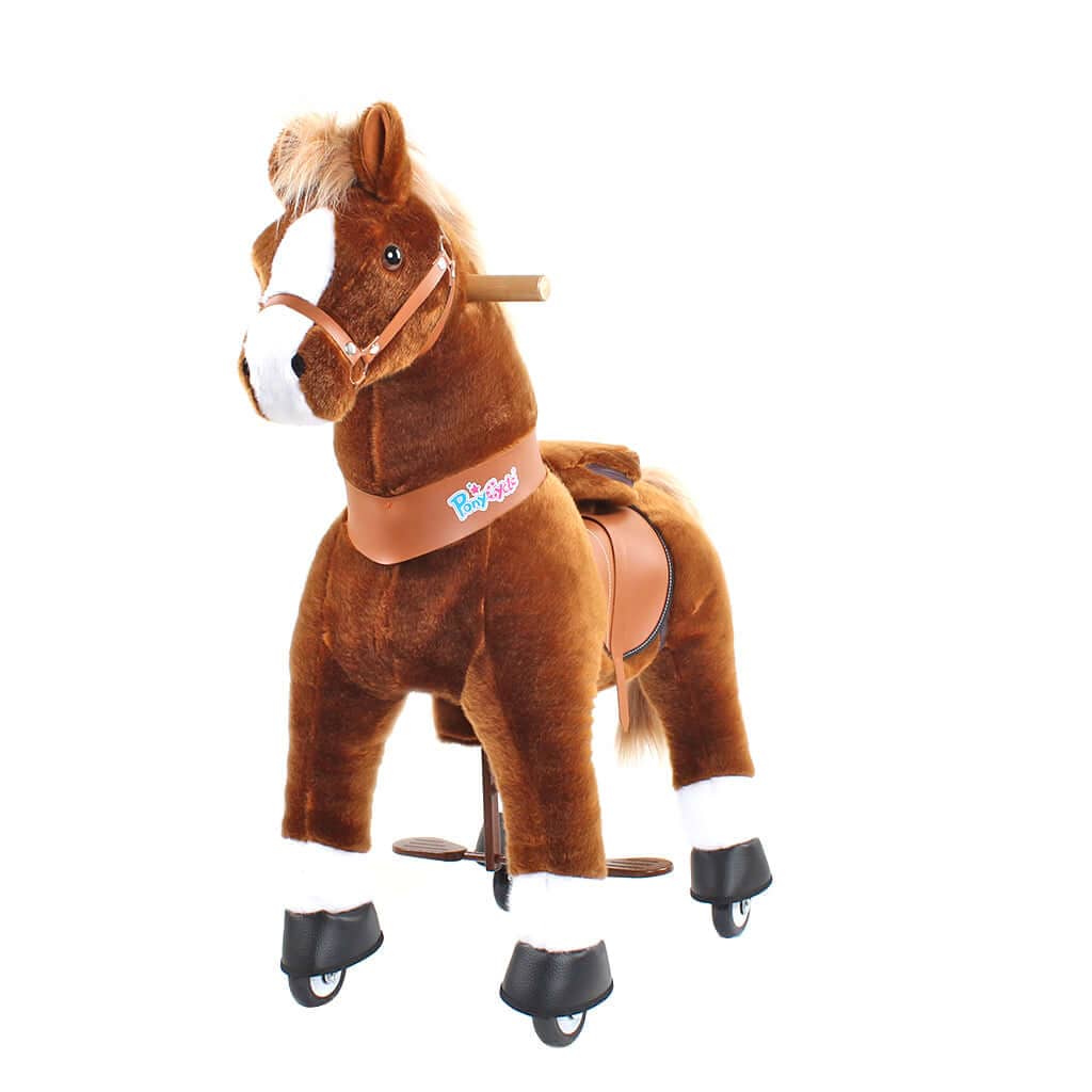 Model U® Ride‑On Pony Toy Riding Horse Age 4‑7 Brown