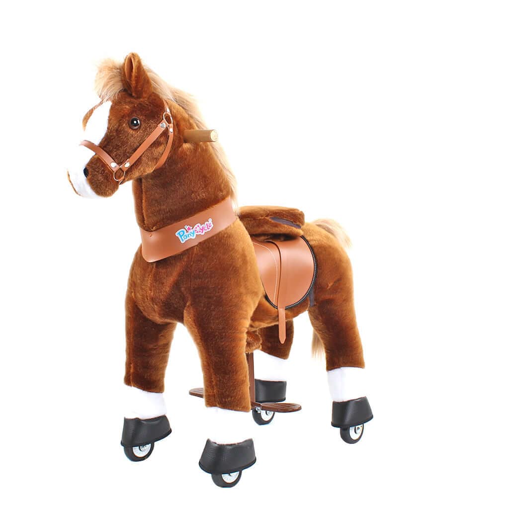 Model U® Ride‑On Pony Toy Riding Horse Age 4‑7 Brown