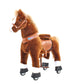 Model U® Ride‑On Pony Toy Riding Horse Age 4‑7 Brown
