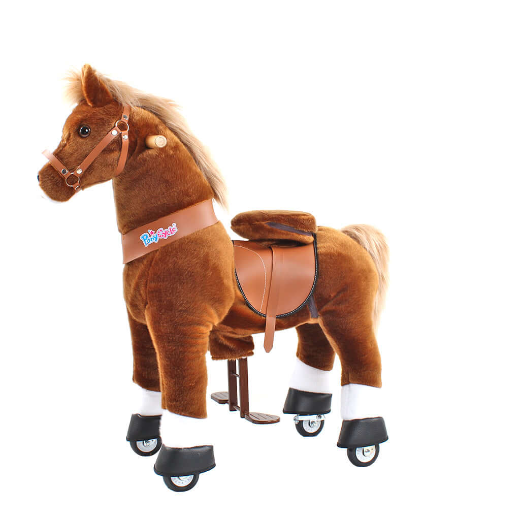 Model U® Ride‑On Pony Toy Riding Horse Age 4‑7 Brown