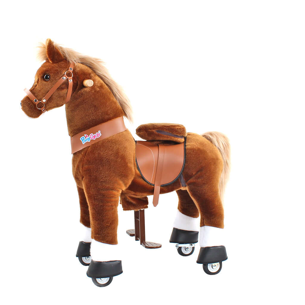 Model U® Ride‑On Pony Toy Riding Horse Age 4‑7 Brown