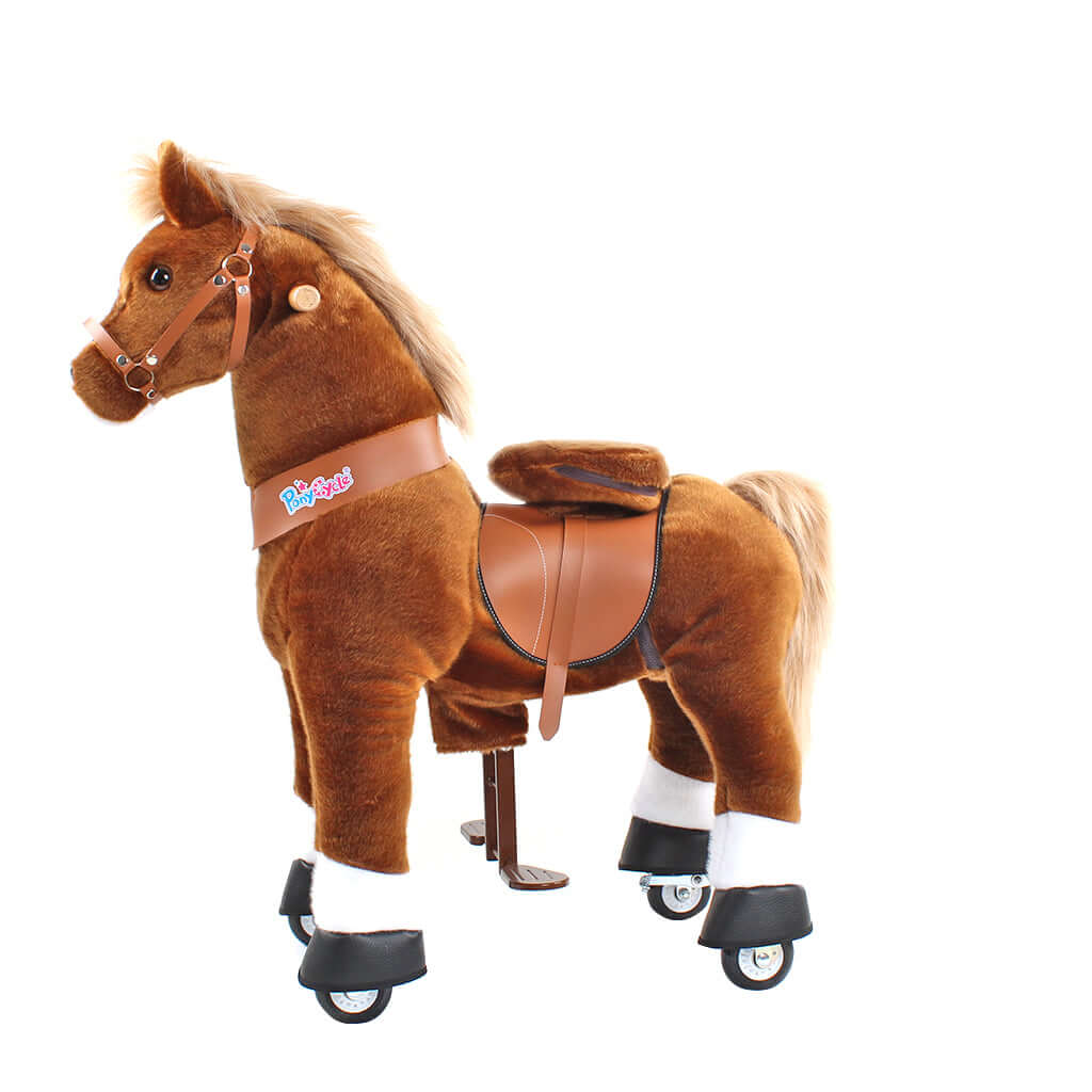 Model U® Ride‑On Pony Toy Riding Horse Age 4‑7 Brown