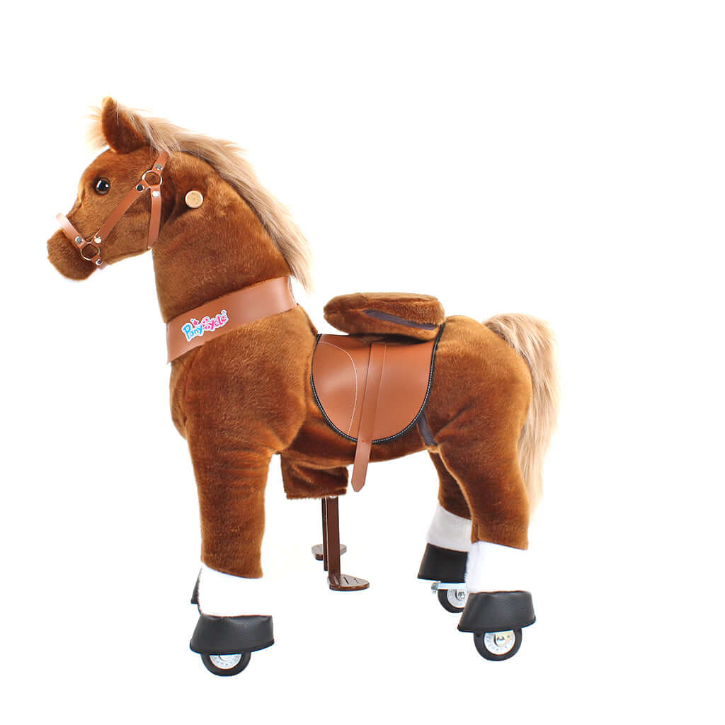 Model U® Ride‑On Pony Toy Riding Horse Age 4‑7 Brown