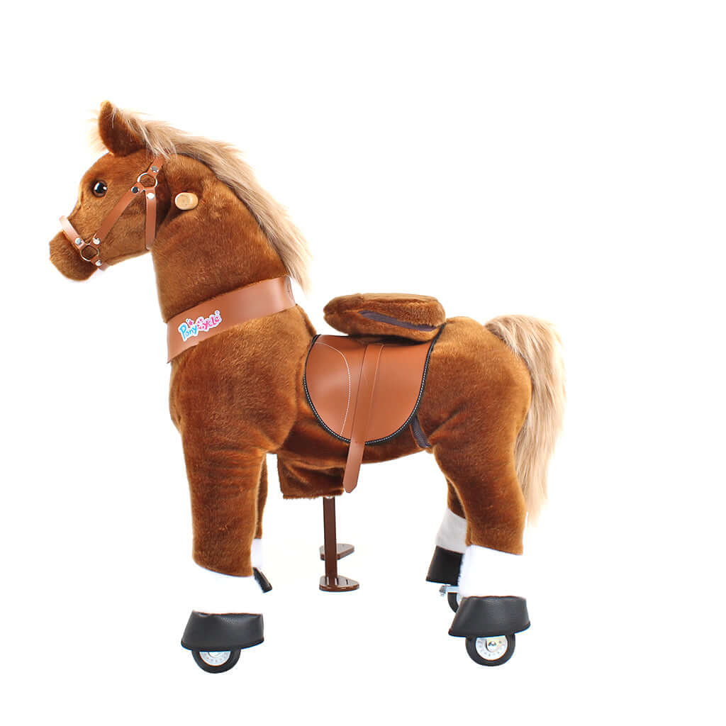 Model U® Ride‑On Pony Toy Riding Horse Age 4‑7 Brown