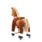 Model U® Ride‑On Pony Toy Riding Horse Age 4‑7 Brown