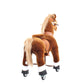 Model U® Ride‑On Pony Toy Riding Horse Age 4‑7 Brown
