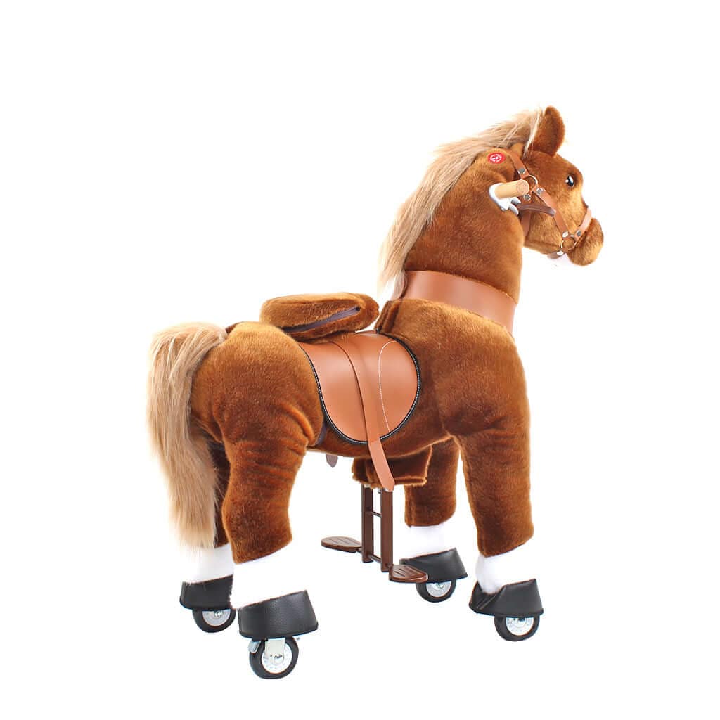 Model U® Ride‑On Pony Toy Riding Horse Age 4‑7 Brown