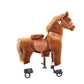 Model U® Ride‑On Pony Toy Riding Horse Age 4‑7 Brown