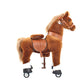 Model U® Ride‑On Pony Toy Riding Horse Age 4‑7 Brown