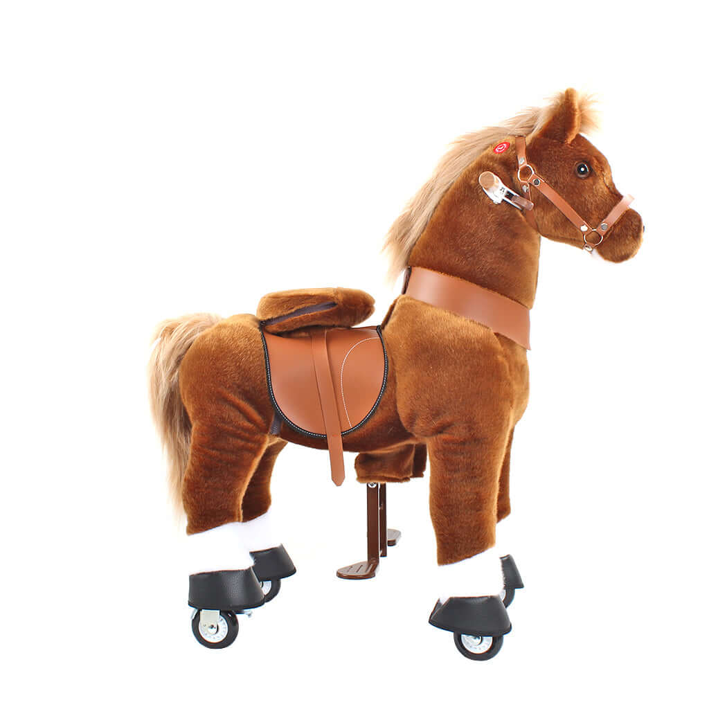 Model U® Ride‑On Pony Toy Riding Horse Age 4‑7 Brown