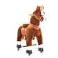 Model U® Ride‑On Pony Toy Riding Horse Age 4‑7 Brown