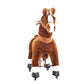 Model U® Ride‑On Pony Toy Riding Horse Age 4‑7 Brown