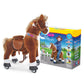 Model U® Ride‑On Pony Toy Riding Horse Age 4‑7 Brown
