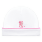 Magnolia Baby Darling Cowboy Boots Hat- Pink