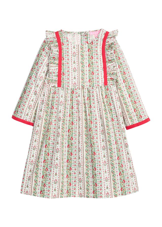 Bisby Porto Dress- St Moritz Floral Stripe