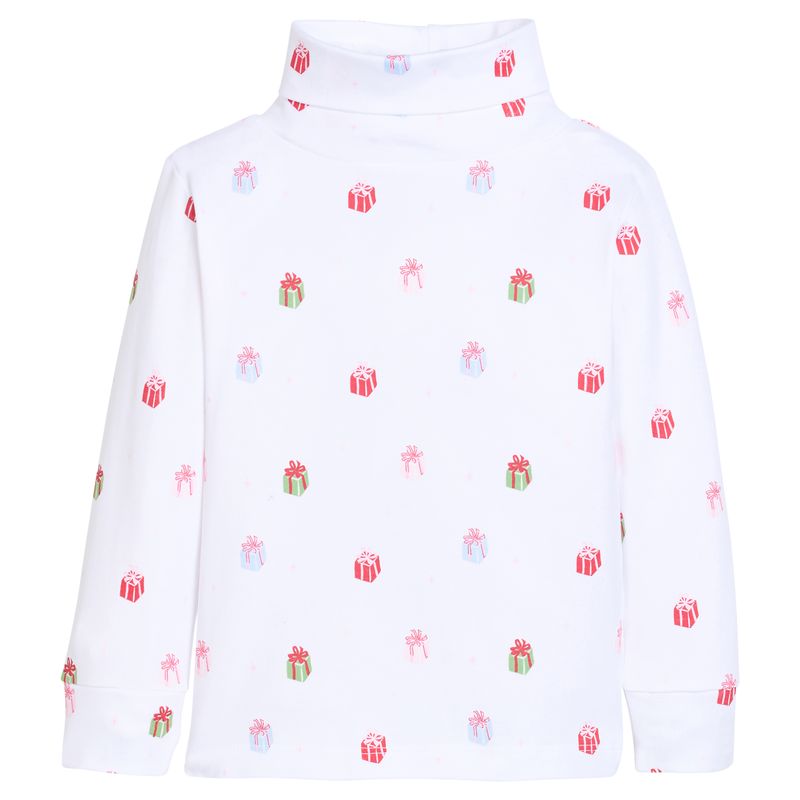 Little English Printed Turtleneck - Presents