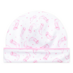 Magnolia Baby Darling Cowboy Boots Printed Hat- Pink