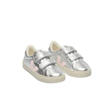 Esplar Leather Sneakers- Silver Lassi