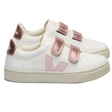 Veja Esplar Leather Sneakers- White Petale Nacre